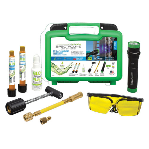 Spectroline® EZ-Ject™ SPE-HVLEZE Complete Fluorescent Leak Detection Kit, R-410A Refrigerant