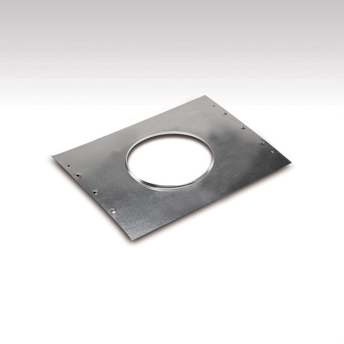 TRUaire® 81955 Rough-in Flange, For Duct Size: 7 in, Round Duct, 16 in L, 16 in W, Silver, Square
