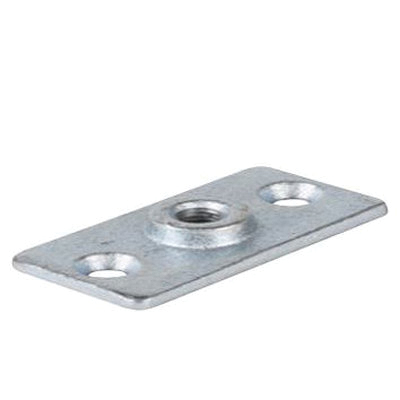 Warwick Hanger 2002 Series 2002-C-G Ceiling Flange, Iron, Galvanized, 3/8 in Thread