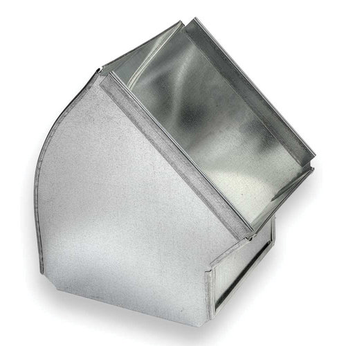 ZM Sheet Metal No 3 Series 003-180826K Broadway Angle With King Cleat, Broadway Angle, Rectangular Duct, 18 x 8 in Duct