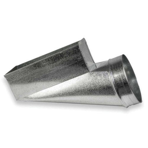 ZM Sheet Metal No 22 Series 022-100407 Register Center End Boot, For Duct Size: 7 in, 10 x 4 in Register Opening