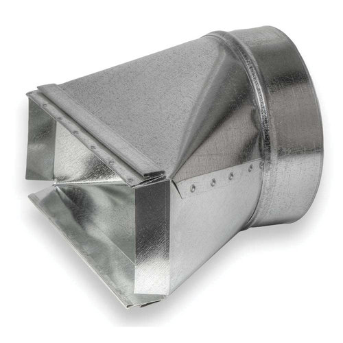 ZM Sheet Metal No 28 Series 028-140308 Stack Straight Boot, For Duct Size: 8 in, 14 x 3-1/4 in Register Opening