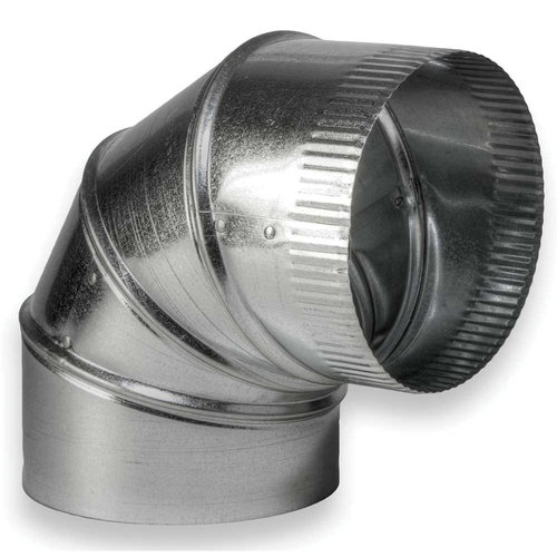 ZM Sheet Metal No 48 Series 048-000726 Elbow, Round Duct, 7 in x 7 in, 90 deg, 26 ga Gauge