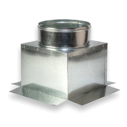 ZM Sheet Metal No 65 Series 065-121206 Ceiling Box, For Duct Size: 6 in, 12 x 12 in Register Opening