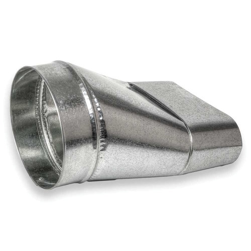 ZM Sheet Metal No 72 Series 072-060630 Straight Boot, For Duct Size: 30 in, Oval to Round Duct