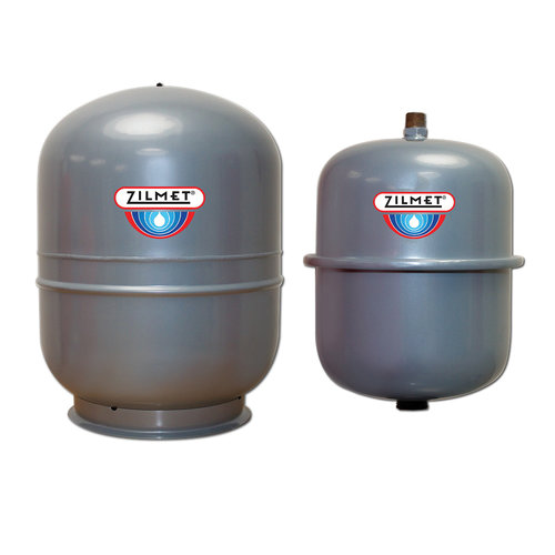 Zilmet® Cal Pro ZHT50F Hydronic Expansion Tank, 13.2 gal, 3/4 in x NPT, Steel Body, SBR Diaphragm, 16 in Dia, 20 in L