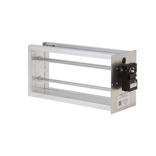 Zonefirst® ZDSP Series ZDSP1408 Plug-In-Play Side-Mount Zone Damper With MP12M Plug-In Motor, Rectangular Duct, 12 V
