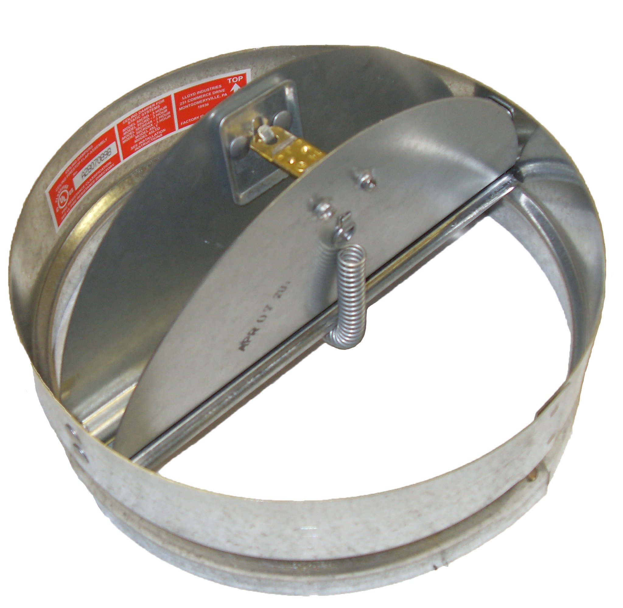 Lloyd Industries CRD Round Fire Damper, 14 in