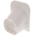 SLIMDUCT® 85014 SP-77-W Soffit Inlet, 2-3/4 in, White, Line Set Cover Component