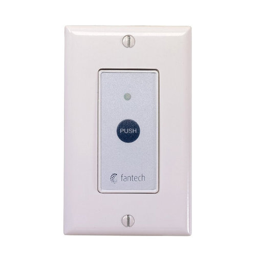 fantech® 40164 20 min Pushbutton Timer, 12 V, Screw Terminal, 4-1/8 in H, 1-5/16 in W, 5/8 in D