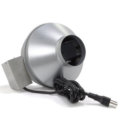 fantech® DBF Series 40275 In-Line Duct Fan, 168 cfm, For Duct Size: 4 in, Circular Duct, 1.11 in-WG Static Pressure