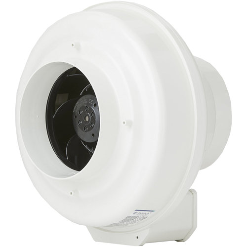 fantech® FR Series 411334 In-Line Duct Fan, 280 cfm, For Duct Size: 6 in, Circular Duct, 0.2 in-WG Static Pressure