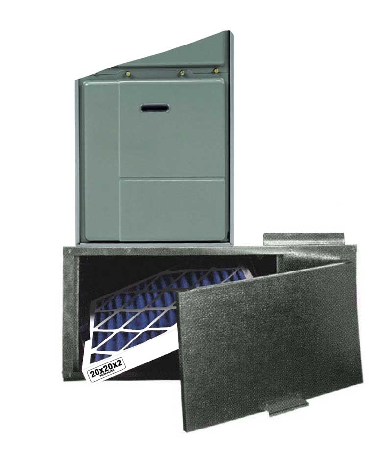 PROTECH™ 54-2843-LS Labor Saver Furnace Filter Box, 24 in x 12 in, 1 in Lined, For 24 in x 24 in x 1 in Filter