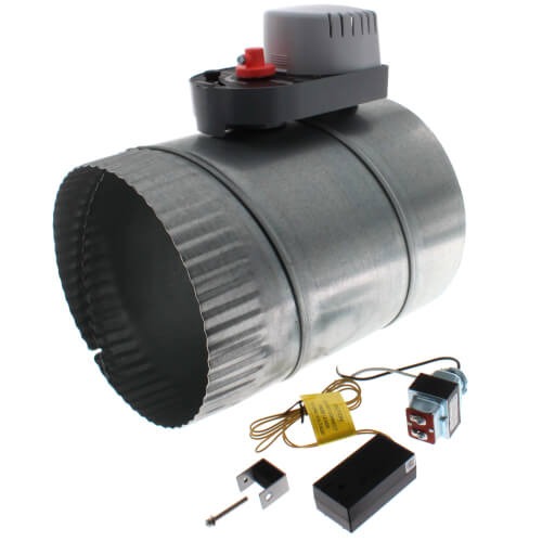 Aprilaire® 6508KV Kitchen Vent Kit, 8 in, Galvanized Steel
