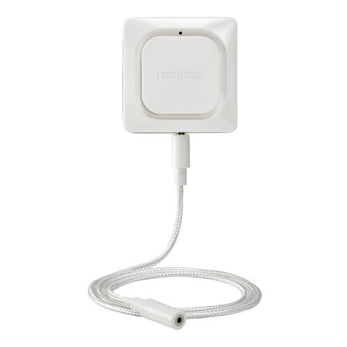 resideo CHW3610W1001/U Reusable Leak Detector and Cable Sensor With (3) AA Batteries, AA, White, 3.06 in H, 3.06 in W