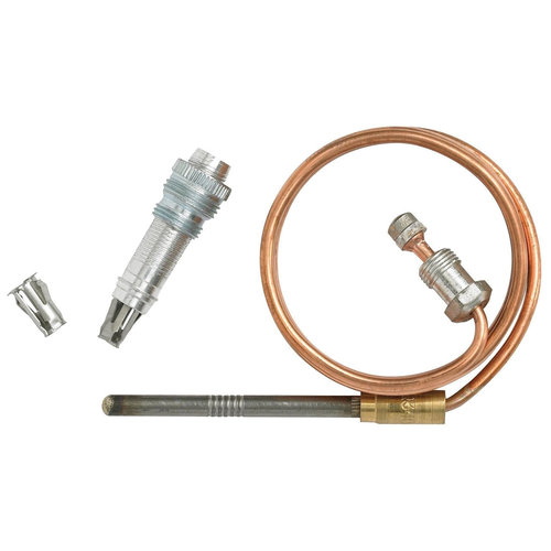 resideo Q340A1090/U Thermocouple, 30 mV, 36 in L Lead, Male Connector Nut