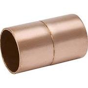 WOLVERINE BRASS® Pro Series 57420X Coupling, 5/16 in x 5/16 in, Press x Press, Copper