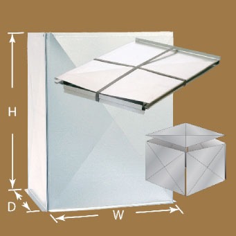 12-2016 Supply Air Plenum, 20 in x 16.34 in, For Use With: R92, R95, R96V 04/06/07, R801S075 and RHSL18-24