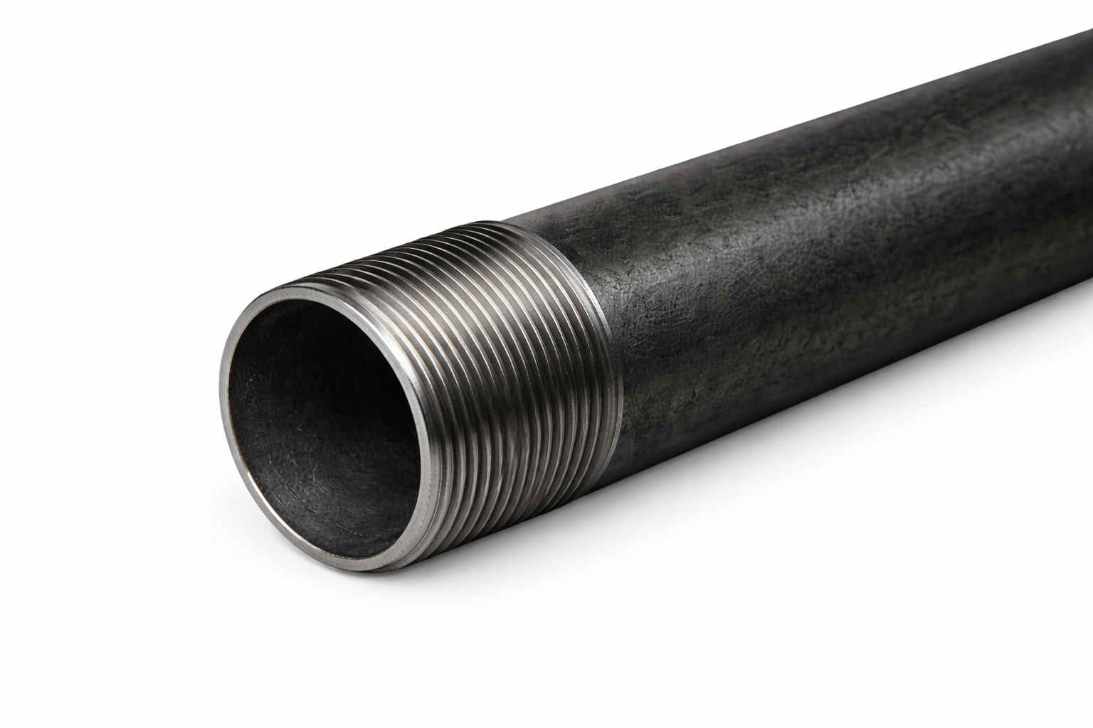 United Pipe & Steel 15562 Black Steel Pipe, 3/4 in x 10 ft, ASTM A53B, Beveled Both Ends