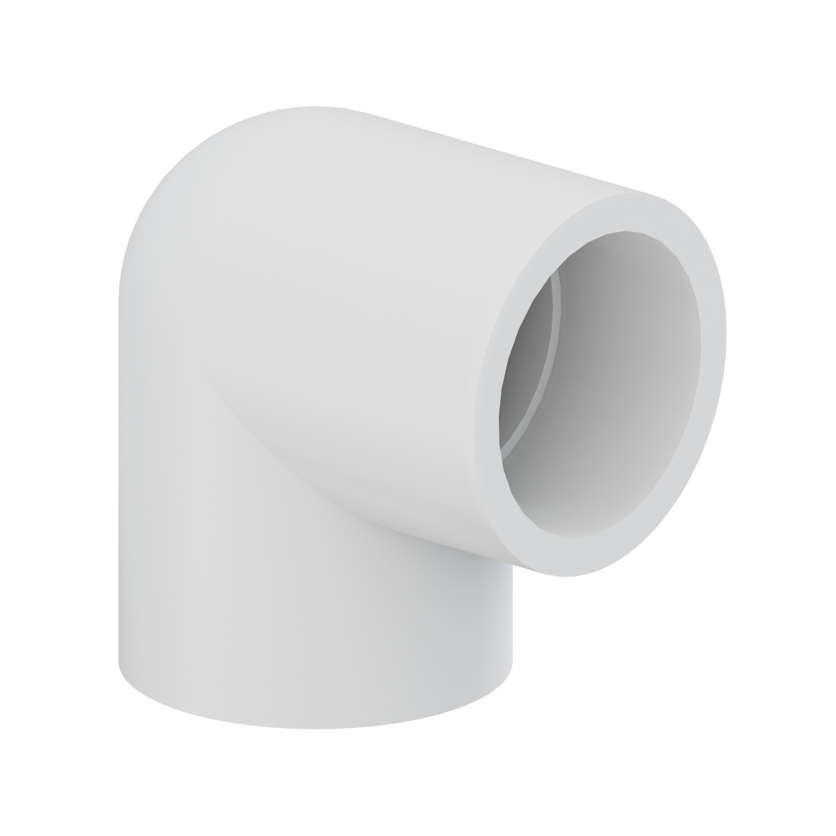 TIGRE 406-007 90 deg Elbow, 3/4 in, PVC Schedule 40, Slip x Slip