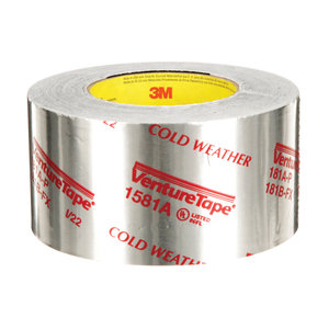 3M™ VentureClad™ 750351-15813 Foil Tape, 2.83 in W, 60.14 yd L, 2 mil Thick, Aluminum, 29 lb/in Tensile Strength, Silver