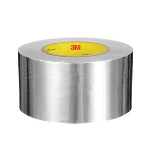 3M™ Venture Tape™ 750351-32433 High Temperature Foil Tape, 2.83 in W, 50 yd L, 1.8 mil Thick, Aluminum, Silver