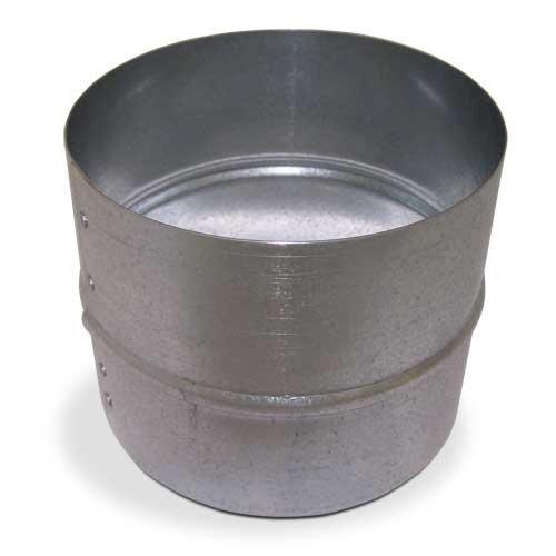 SC10 Spiral Duct Coupling, 10 in, Galvanized Steel