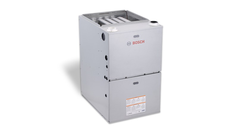 BOSCH BGH96M080B3B Gas Furnace, 80,000 BTU/hr, 96% AFUE, Multi-Position, LP Conversion Kit Included