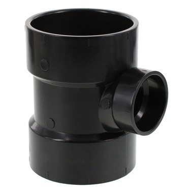 IPEX® 397185 Reducer Tee Wye, 3 x 3 x 2 in, Hub x Hub x Hub, PVC, For Use With: System 1738 Flue Gas Venting Systems