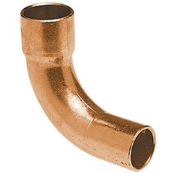 PPG 55102X 90 deg Long Radius Street Elbow, 3/4 in OD, Fitting x Copper