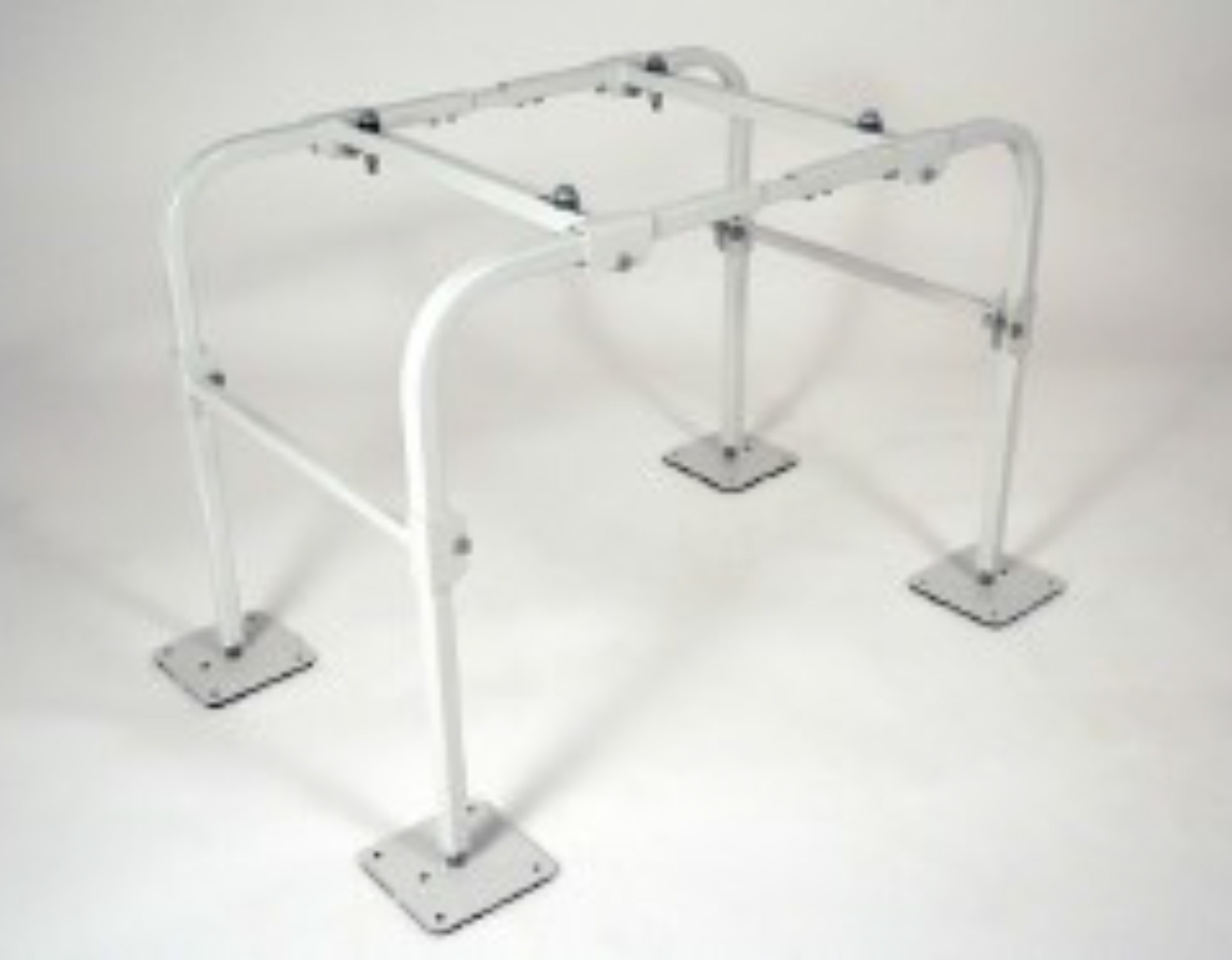 DiversiTech® QSMS1802-AL QuickSling Fixed Mini Split Stand, 18 in Tall, Wide, Marine Grade Aluminum, Fits 3 to 5 Ton Units