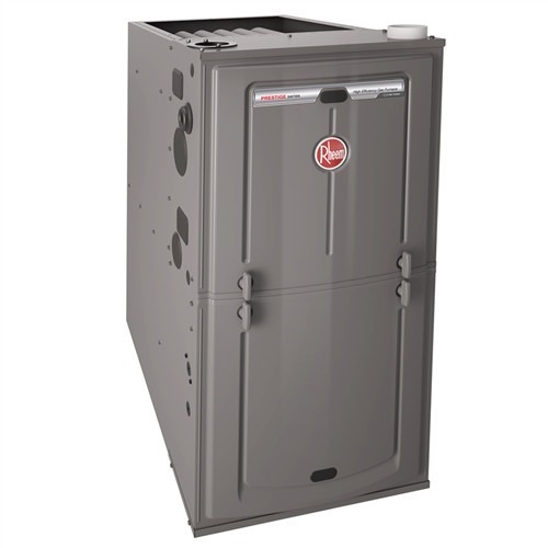 Rheem® R96VA0852521MSB Gas Furnace, 84000 Btu Input Heating BTU, 80640 Btu Output Heating BTU, 96 % AFUE, 2-Stage