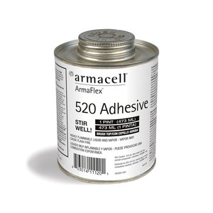 AEROFLEX® 520 Series AAD520006 Contact Adhesive With Brush Top, 1 gal, Can, Greenish Yellow, Liquid