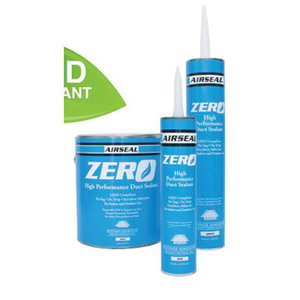 Airseal® AS0-T Duct Sealant, Gray, 80 sq-ft Coverage Rate, 10.5 oz, Tube, 0 to 115 deg F Application Temperature