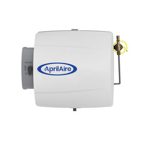 Aprilaire® 500 Small Bypass Evaporative Humidifier, 12 gpd, 24 V, 3600 sq-ft Coverage, 13 in H, 10-1/4 in W, 15-5/8 in D