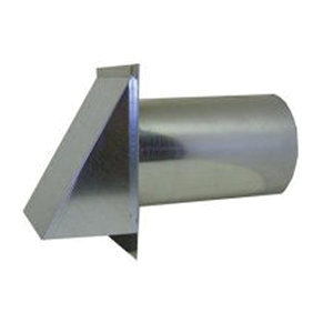 Artis Metals SDWVG8 Wall Vent, For Duct Size: 8 in, Round Duct, 9-3/8 in W Wall Opening, 11 in L Wall Opening