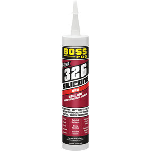 BOSS® by Soudal 142163 Professional Grade Sealant, Red, 3 oz, Tube, 24 hr Cure,-35 to 140 deg F Application Temperature