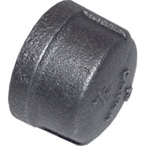 BRAMEC® 17307 Cap, 3/4 in, Material Construction: Malleable Iron, Black, Iron