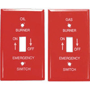 BRAMEC® 20366 Safety Switch Cover, Metal, 4-1/4 in H, 2-3/4 in W, Red, For Use With: Handy Boxes