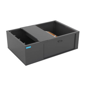 CLEAN COMFORT® AM11-5PP Series AM11-2833-5PP Platform Media Air Cleaner, 20 x 25 in Filter, 11 MERV, 492 fpm, 33 in D