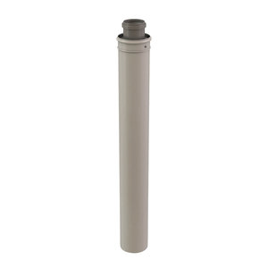 Centrotherm InnoFlue ICVL353 Concentric Vent Length Pipe, 3 or 5 in Intake, Galvanized Steel/Polypropylene, White