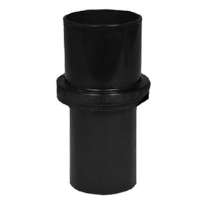 Centrotherm InnoFlue IFEP03 Flex End Pipe, 3 in, Polypropylene, 7.2 in L, Black