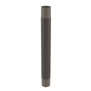 Centrotherm InnoFlue IFVL03035 Flex Vent Length Hose, 3 in Dia, 35 ft L, Polypropylene, Gray