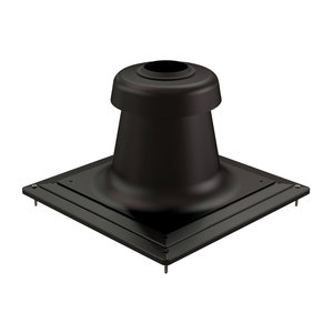 Centrotherm InnoFlue ISCP03 Chimney Cover, 3 in, Polypropylene, 15.7 in L, 9.6 in W, Black