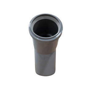 Centrotherm InnoFlue ISEL0215 15 deg Elbow, 2 in, Polypropylene, 7.7 in L, 3.8 in W, Gray, 3 in Dia