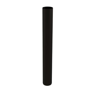 Centrotherm InnoFlue ISEP02 End Pipe, 20 in L, 2.4 in OD, Polypropylene, For Pipe Size: 2 in, Black