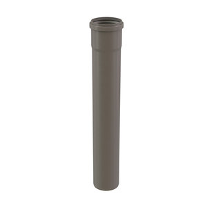 Centrotherm InnoFlue ISVL042 Single Wall Vent Length Pipe, 28 in L, 5.1 in OD, 24 in L Effective Length, Polypropylene