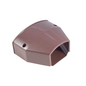 Cover Guard CGENDBE End Cap, Brown, 4-1/2 in