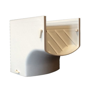 Cover Guard CGINT90 90 deg Internal Elbow, White, 4-1/2 in