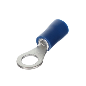 Devco 6216LX Ring Terminal, 16 to 14 AWG Wire, Copper Alloy Conductor, Ring Tongue
